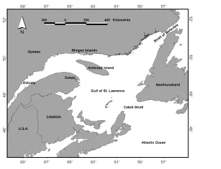Mingan Island Cetacean Study Site Map